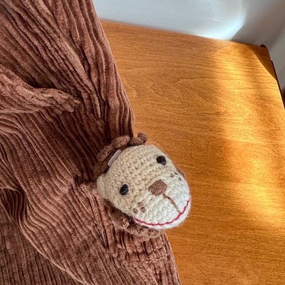 Gymboree Brown Corduroy Casual Bottoms with Pocket Lion NWOT 3-6M - Picture 2 of 6